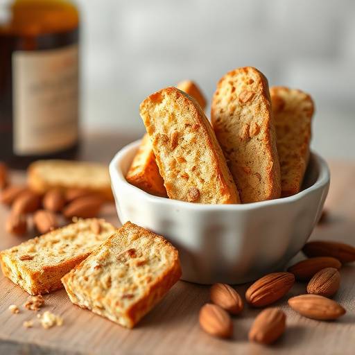 Cantucci e Vin Santo, biscotti alle mandorle e vino dolce.