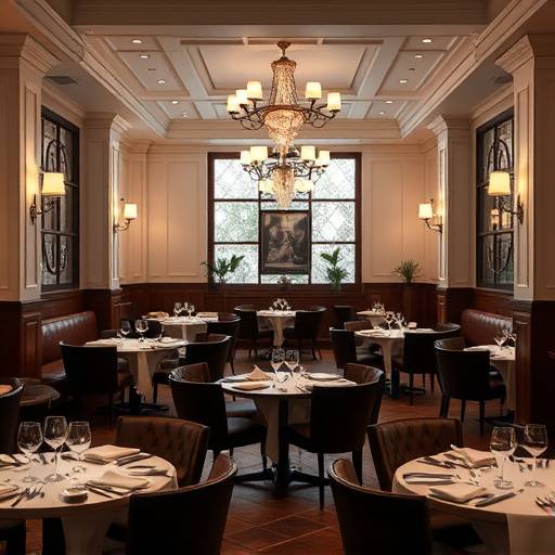 Interni accoglienti del ristorante La Dolce Vita con tavoli elegantemente apparecchiati.